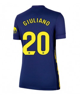 Günstige Atletico Madrid Giuliano Simeone #20 Auswärtstrikot Damen 2025-26 Kurzarm